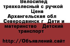 Велосипед трехколесный с ручкой Trike Flower › Цена ­ 3 500 - Архангельская обл., Северодвинск г. Дети и материнство » Детский транспорт   